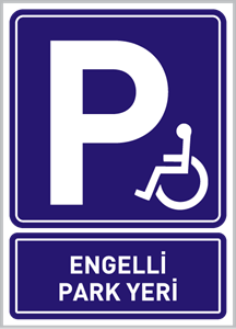 engelli park yeri Logo Vector