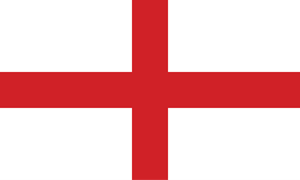 England Flag Logo Vector