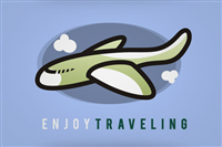 Enjoy Traveling Logo PNG Vector