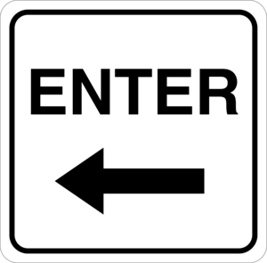 Enter left Logo PNG Vector
