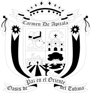 Escudo Carmen de Apicalá Logo Vector