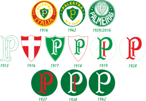 Escudos Sociedade Esportiva Palmeiras 1914/2016 Logo PNG Vector
