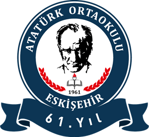 Eskişehir Atatürk Ortaokulu 61.Yıl Logo PNG Vector