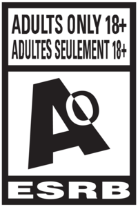 ESRB 2013 Adults Only (French) Logo PNG Vector