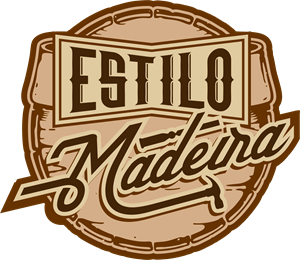 Estilo Madeira Logo Vector
