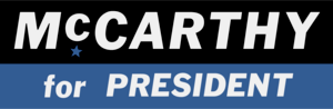 Eugene McCarthy 1968 presidential campaign Logo PNG Vector
