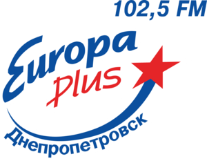 Europa Plus Dnipro 102.5 FM Logo PNG Vector