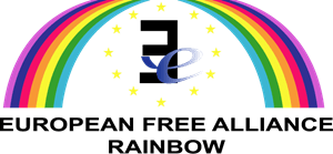 European Free Alliance - RAINBOW Logo PNG Vector