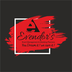Evendor's Event Management Logo Vector