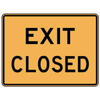 EXIT CLOSED SIGN Logo Vector
