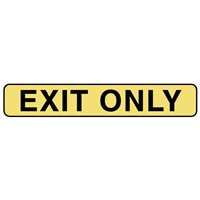 EXIT TRAFFIC SIGN Logo PNG Vector