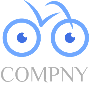 Eye Cycle Company Logo Vector