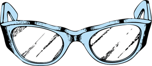 Eye Glasses Logo PNG Vector