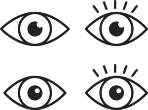 Eye Icon Logo PNG Vector