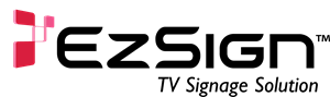 EzSign TV Signage Solution Logo PNG Vector
