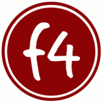 Premium Vector | F4 monogram concept