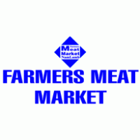 Farmers Meat Market Logo Vector