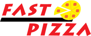 Fast Pizza Logo Vector