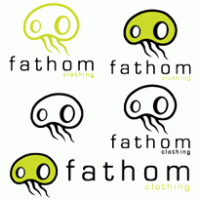 Fathom Clothing Logo Vector