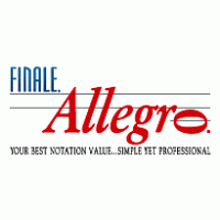 Finale Allegro Logo PNG Vector