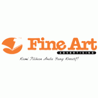 Fine Art Advertising Logo PNG Vector