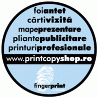 FingerPrint Shop Logo PNG Vector