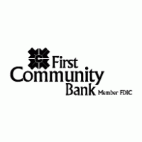 First Community Bank Logo Vector