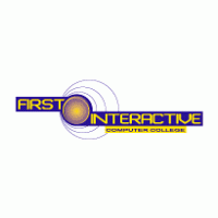 First Interactive Logo PNG Vector
