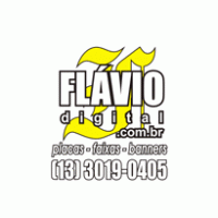Flávio Digital Logo PNG Vector