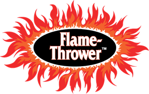 Flame-Thrower Logo Vector