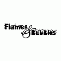 Flames & Bubbles Logo PNG Vector