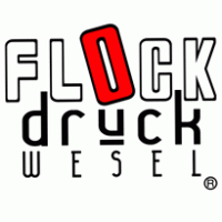 Flockdruck-Wesel Logo PNG Vector