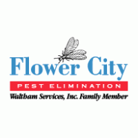 Flower City Pest Elimination Logo Vector