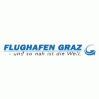 Flughafen Graz und so nah ist die Welt Logo PNG Vector
