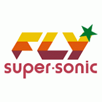 Fly Super-Sonic Logo PNG Vector