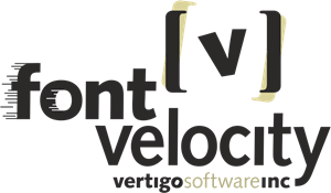 Font Velocity Logo PNG Vector