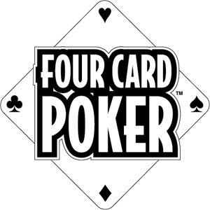 Four Card Poker Logo PNG Vector