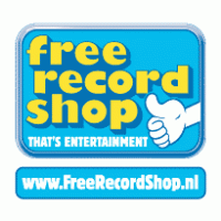 Free Record Shop Logo PNG Vector
