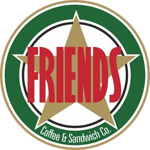 Friends, Coffee & Sandwich Logo PNG Vector