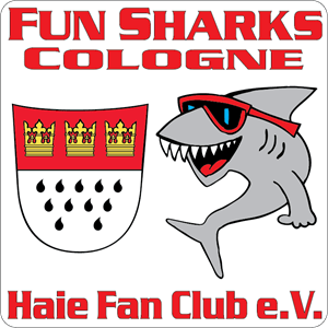 Fun Sharks Cologne Logo Vector