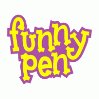 Funny Pen Logo Vector