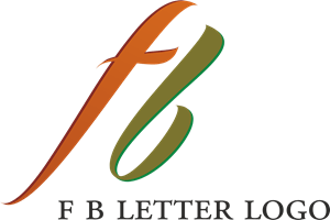 F B Letter Logo PNG Vector