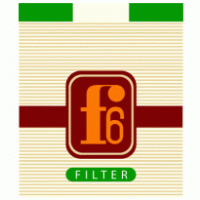 F6 Filter Cigarettes Logo PNG Vector