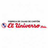 Fabrica de Cajas El Universo Logo Vector