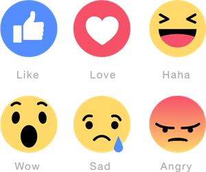 Facebook Emoticons Logo PNG Vector