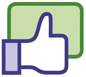 Facebook like button Logo PNG Vector