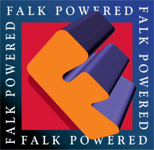 Falk Powered Logo PNG Vector