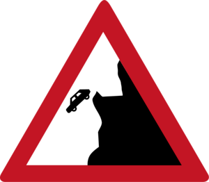 Falling cars Logo PNG Vector