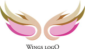 Fashion Eagle Wings Logo Vector