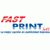 Fast Print Logo PNG Vector